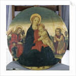 Madonna and Child with Archangel Raphael and St. John, c.1490 by Jacopo del Sellaio