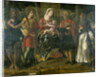 Madonna and Child with John the Baptist, Anthony and other saints, 1534 by Italian School