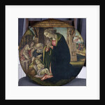 The Adoration of Jesus by Mary and Joseph, c.1480-85 by Sandro Botticelli