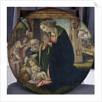 The Adoration of Jesus by Mary and Joseph, c.1480-85 by Sandro Botticelli