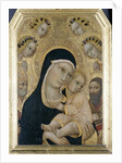 Madonna and Child with Angels and Saints, c.1450 by Sano di also Ansano di Pietro di Mencio Pietro