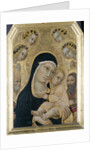 Madonna and Child with Angels and Saints, c.1450 by Sano di also Ansano di Pietro di Mencio Pietro