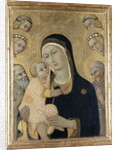 Madonna and Child with Angels and Saints, c.1450 by Sano di also Ansano di Pietro di Mencio Pietro