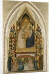The Coronation of the Virgin with Angels and Saints, c.1340-5 by Bernardo Daddi