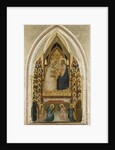 The Coronation of the Virgin with Angels and Saints, c.1340-5 by Bernardo Daddi