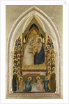 The Coronation of the Virgin with Angels and Saints, c.1340-5 by Bernardo Daddi