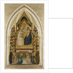 The Coronation of the Virgin with Angels and Saints, c.1340-5 by Bernardo Daddi