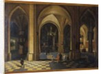 Interior of a Gothic Church by Pieter the Elder Neeffs