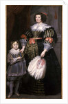 Madame Charlotte Butkens-Smit van Cruyninghen and her son Johannes-Amatus by Cornelis de Vos