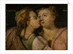 Charity kissing Peace by Frans Floris