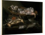 Still life with flatfish and crab by Abraham Hendricksz van Beyeren