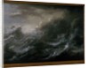 Sea storm and shipwreck by Christian Wilhelm Ernst Dietrich