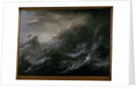 Sea storm and shipwreck by Christian Wilhelm Ernst Dietrich