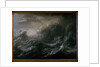 Sea storm and shipwreck by Christian Wilhelm Ernst Dietrich