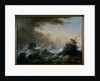 Sea storm and shipwreck by Christian Wilhelm Ernst Dietrich