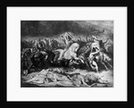 Battle in the Teutoburg Forest, 1862-64 by Friedrich Gunkel