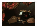 Still life with musical instruments by Evaristo Baschenis
