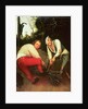 Two Peasants Binding Faggots by Pieter the Younger Brueghel