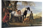 Huntsmen Halted, c.1650 by Aelbert Cuyp