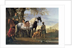 Huntsmen Halted, c.1650 by Aelbert Cuyp