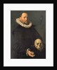 Portrait of a Man Holding a Skull, c.1611-12 by Frans Hals