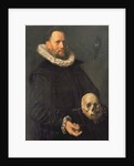 Portrait of a Man Holding a Skull, c.1611-12 by Frans Hals