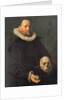 Portrait of a Man Holding a Skull, c.1611-12 by Frans Hals