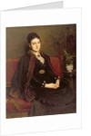 Portrait of Lady Orchardson c.1875 by William Quiller Orchardson
