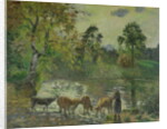 The Pond at Montfoucault, 1875 by Camille Pissarro