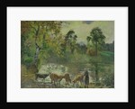 The Pond at Montfoucault, 1875 by Camille Pissarro