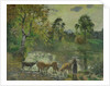 The Pond at Montfoucault, 1875 by Camille Pissarro