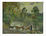 The Pond at Montfoucault, 1875 by Camille Pissarro