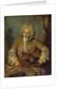 Man Playing a Hurdy-Gurdy by Jean Antoine Watteau