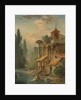 A Caprice with a Hermitage, 1796 by Hubert Robert
