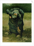 Peasant Woman Digging, 1885 by Vincent van Gogh