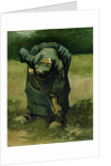 Peasant Woman Digging, 1885 by Vincent van Gogh