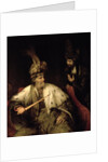 Ahasuerus and Haman by Aert de Gelder