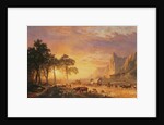 The Oregon Trail, 1869 by Albert Bierstadt