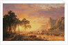 The Oregon Trail, 1869 by Albert Bierstadt