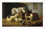 Barnyard, 1860 by Arthur Fitzwilliam Tait