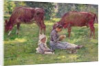 Watching the Cows by Theodore Robinson