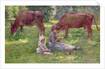 Watching the Cows by Theodore Robinson