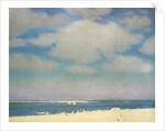 Seascape with Sandy Beach c.1915 by William McGregor Paxton