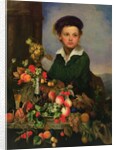 Boy with Still Life, c.1855 by Charles Baum