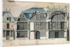 Cross-section of a wing of the Chateau de Versailles constructed by Louis Le Vau by French School