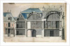 Cross-section of a wing of the Chateau de Versailles constructed by Louis Le Vau by French School