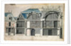 Cross-section of a wing of the Chateau de Versailles constructed by Louis Le Vau by French School