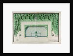 Ms 1307/47 Design for a water garden at Versailles by Andre Le Notre