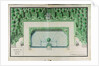 Ms 1307/47 Design for a water garden at Versailles by Andre Le Notre