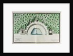 Ms 1307/52 Design for the Baths of Apollo at Versailles by Andre Le Notre